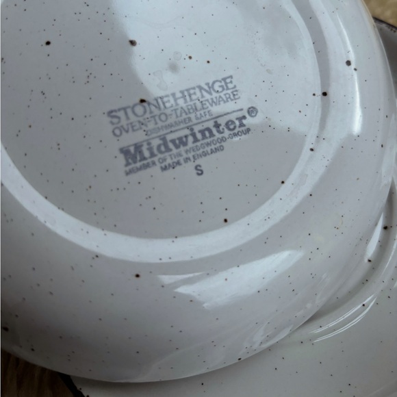 Vintage Midwinter Wild Oats Stoneware Cups and Saucers - Picture 9 of 9